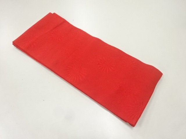 JAPANESE KIMONO / YUKATA OBI / WOVEN FLOWER 